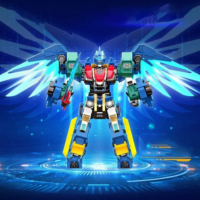 Quantum Troops Flying Dragon Transform Combined Robot Figures QUANTUAM HEROES METATRON Mecha Deformation Model Dinosaur Toys