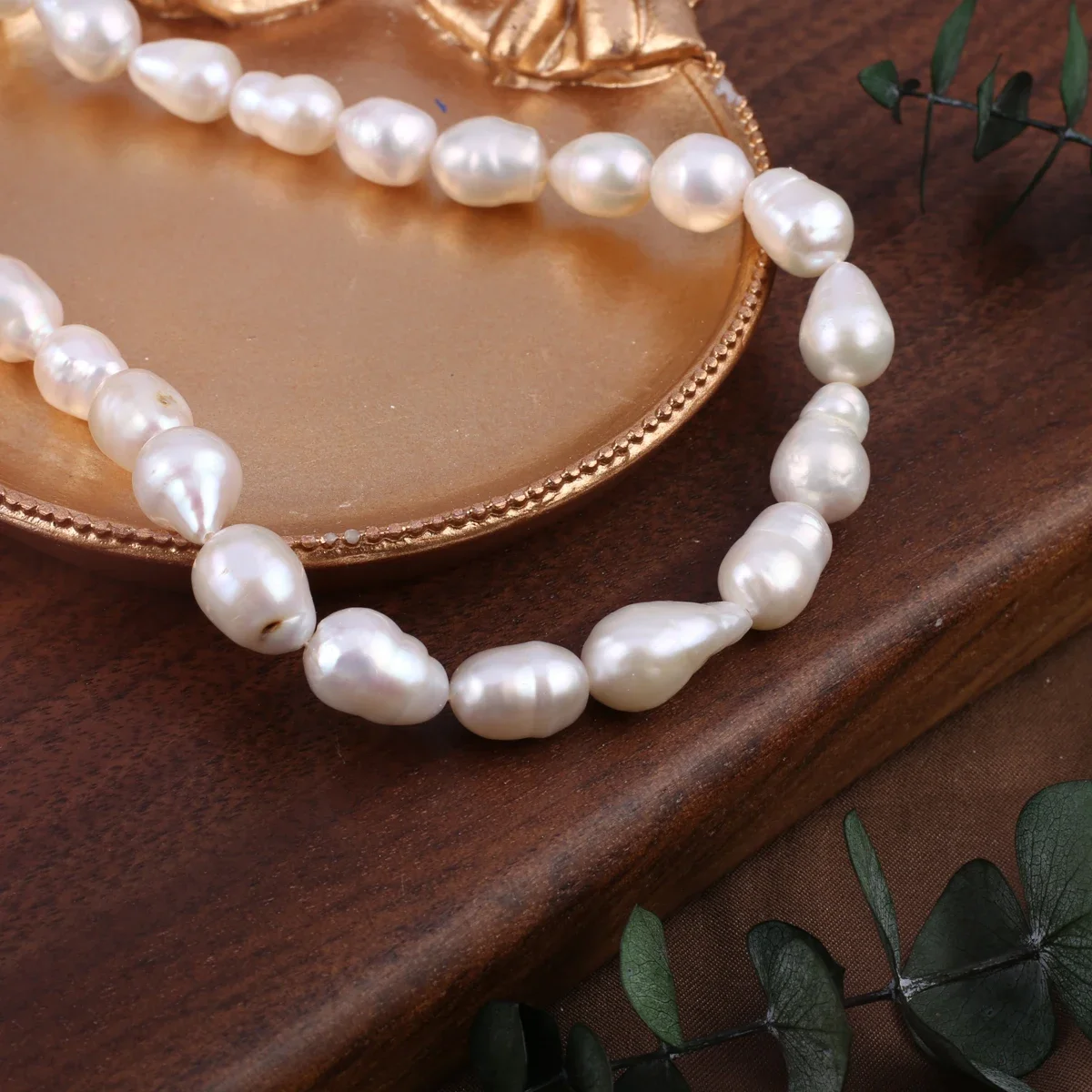Natural Freshwater Pearl Baroque Beaded Irregular Fat Droplets Loose Bead for Jewelry Making DIY Necklace Bracelet Accessories