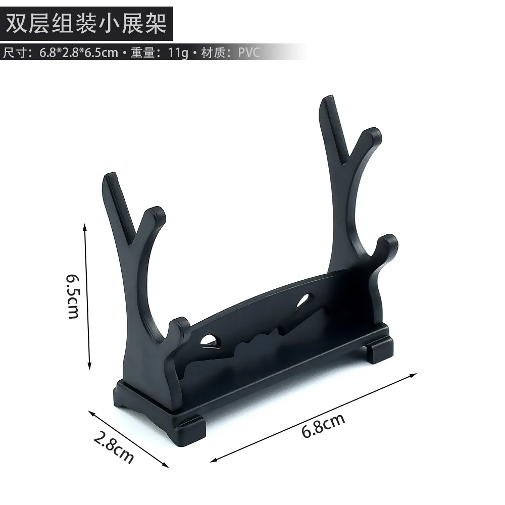 Soporte de arma de Anime, soporte de exhibición DIY, modelo de cuchillo de pistola, espada samurái, soporte de Katana, marco Universal, caja de