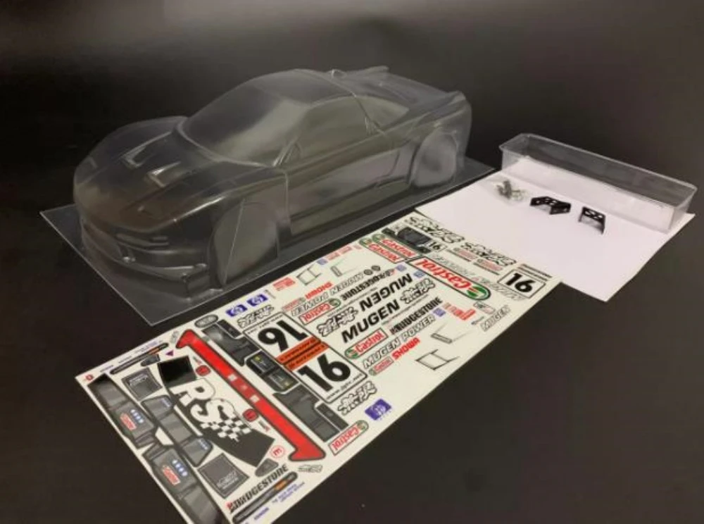 

TM103 1/10 Mini NSX прозрачный корпус Lexan с задним крылом. 210 мм Колесная база RC Bodyshell. Шасси Tamiya M. Carten M210/M210R