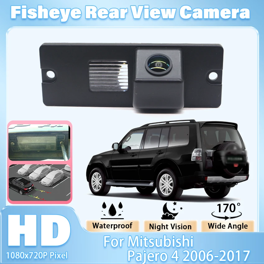 

170° HD CCD 1080P Car Rear View Camera For Mitsubishi Pajero 4 2006-2017 Night Vision Reverse Reversing Waterproof Night vision