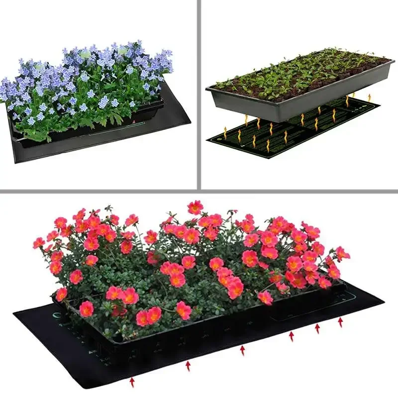 Seedlings Heating Mat Plant Seedes Germination Propagation Clone Starter Pad Garden Supplies 50x25CM Waterproof AU Plug