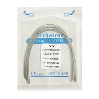10pack Dental Arch Wires Orthodontic Super Elastic Stainless Steel Rectangle Archwire Lower/Upper 16x16/16x22/17x25/21x25