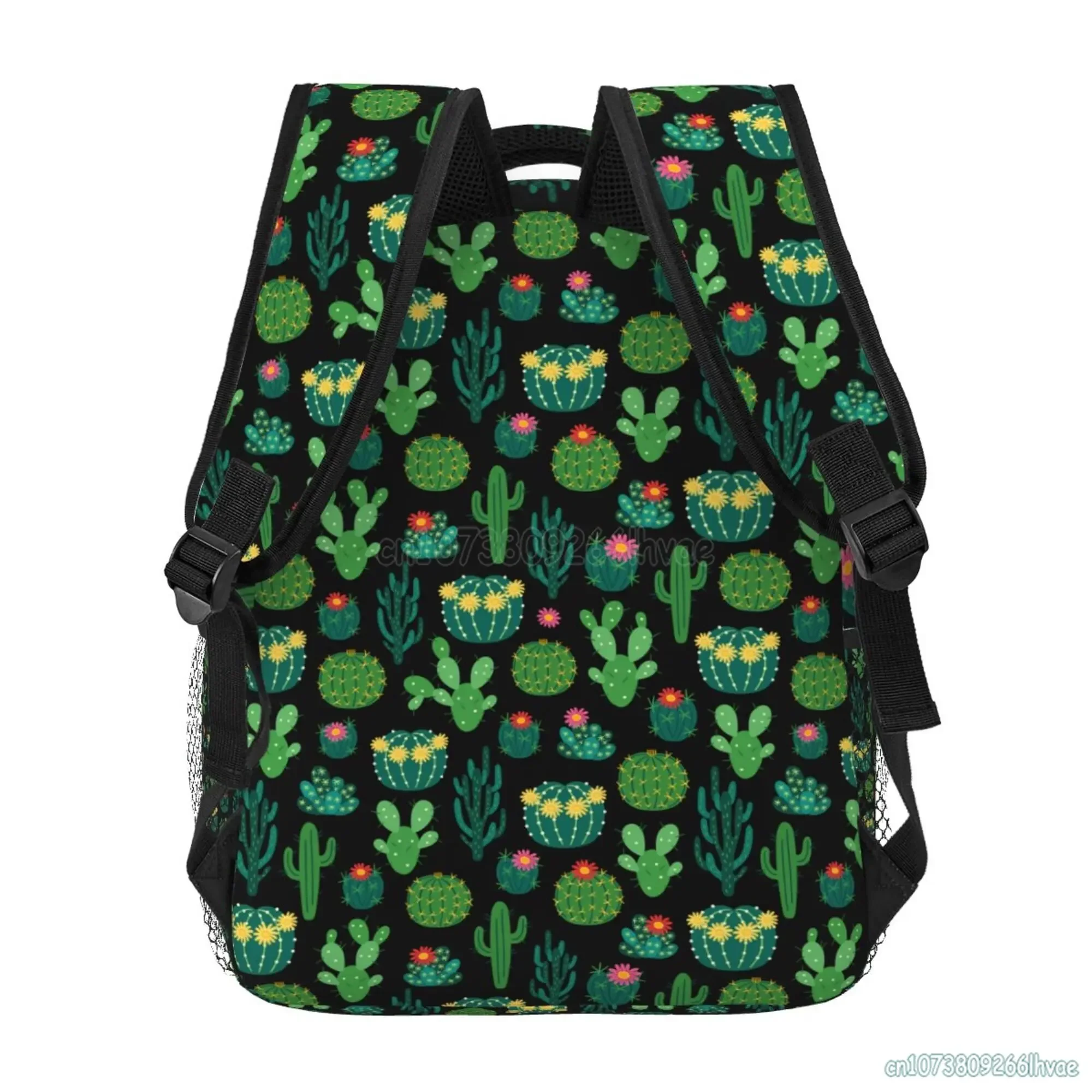 15.6 Inch Backpacks Cute Cactus Laptop Backpack Shoulder Bag School Bookbag Casual Daypack Travel Hiking Camping Daypack