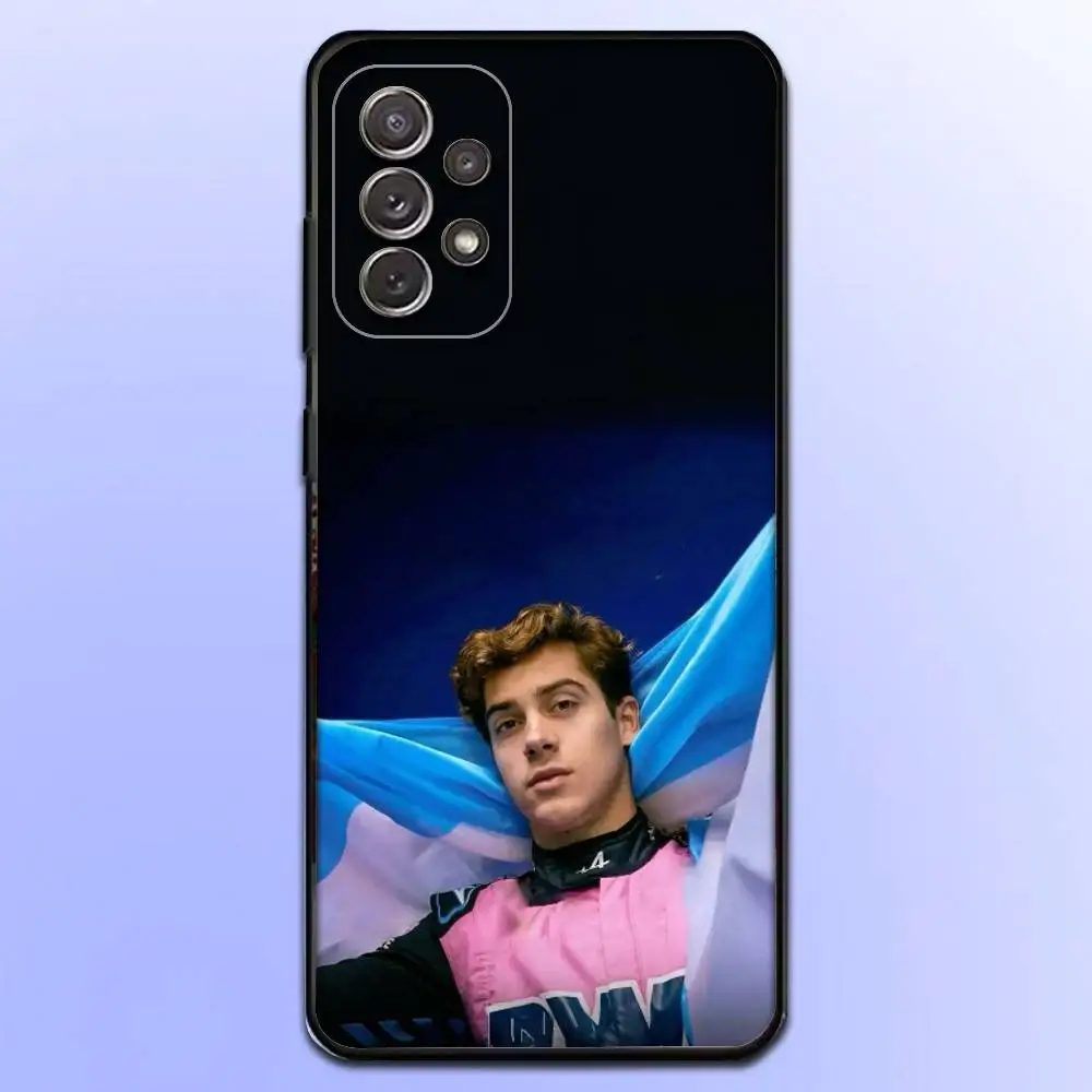 حافظة هاتف 43 F-Franco C-Colapinto لهاتف سامسونج S25، S24، S21، S22، S23، S30، Ultra، S20، Plus، Fe، Lite، Note، 10,9,5G غطاء أسود