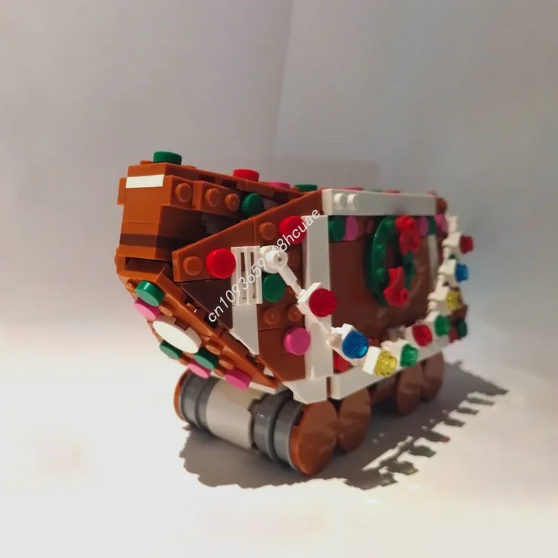 

459 шт., пряничный песок, гусеничный звезда, боевая модель, строительные блоки, сделай сам, креативная образовательная сборка, игрушки для детей, рождественские подарки