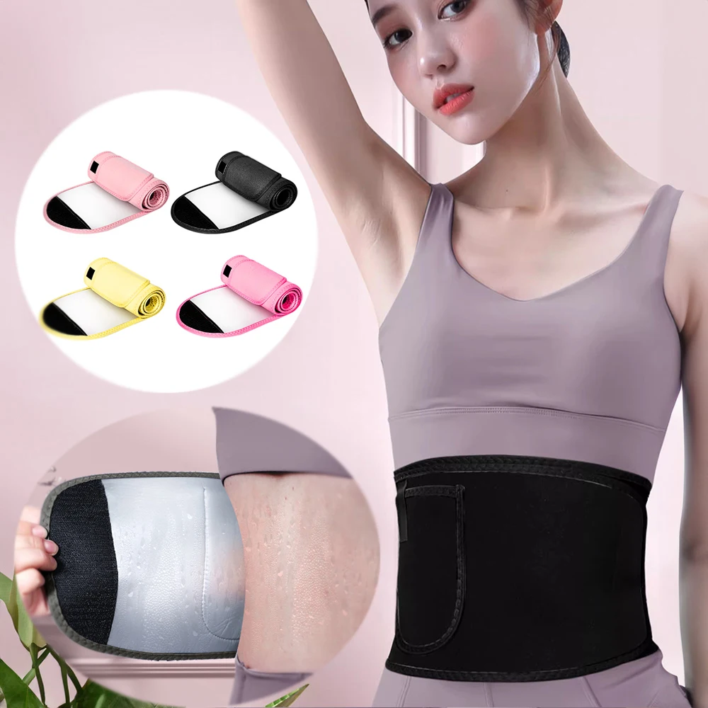 

PINJIAN Sauna Waist Trainer Slimming Belt Men Gym Fitness Cincher Belly Control Corset Sweat Fat Burning Women Body Shaper Weigh