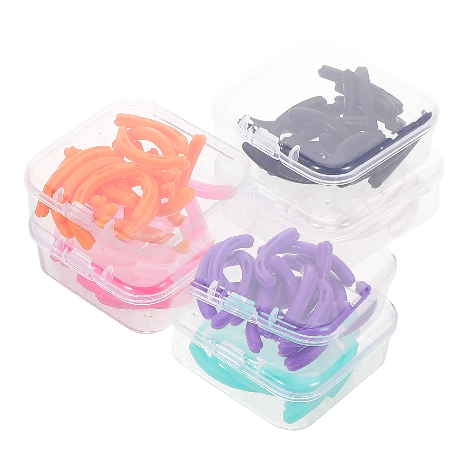 

120 Pcs Colorful Eyelash Curler Pads Refill Replacement Refills Silica Gel Silicone