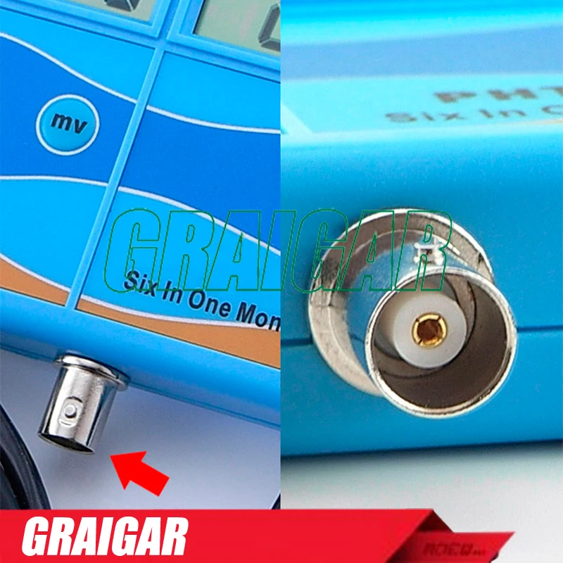 PHT-027 Multifunctionele 6-in-1 ORP MV PH CF EC TDS Ppm Meter Tester Waterkwaliteit Monitor