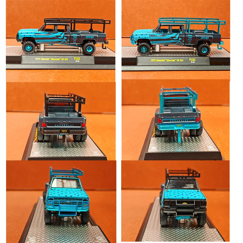 

New scale die-cast car model new product 1/64 M2 pickup truck extended version alloy car model toy collection ornaments