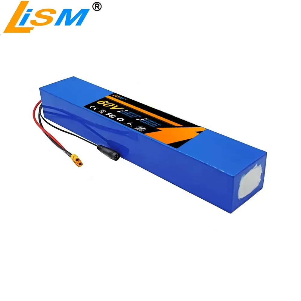 60v 48000mAh lithium battery pack 16S2P is suitable for electric scooter refitting high-capacity mountain bike batteryt