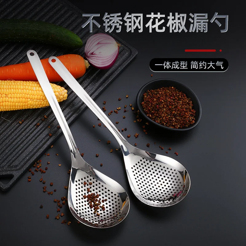 

Stainless Steel Skimmer Strainer Slotted Spoon Colander Mesh Deep Fryer Oil Frying Scoop for Removing Filtering