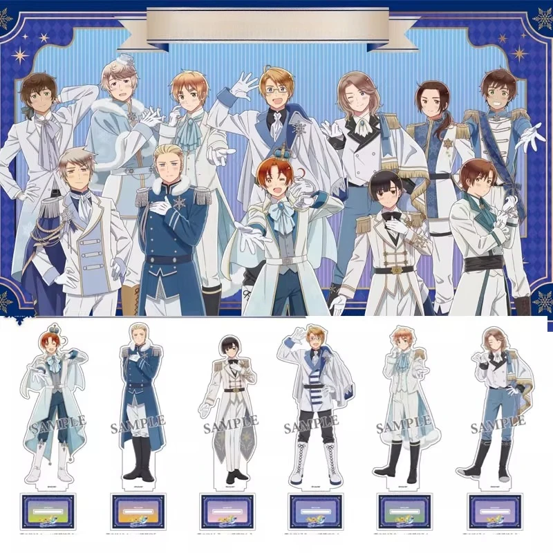 Game APH England Japan Italy Russia France America Germany Acrylic Stand Doll Anime Figure Model Plate Cosplay Toy Gift
