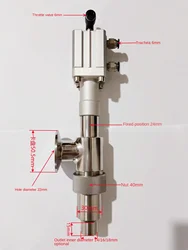 Filling machine accessories 304 316 filling head with blow-back suction and anti-drip filling head,  customized