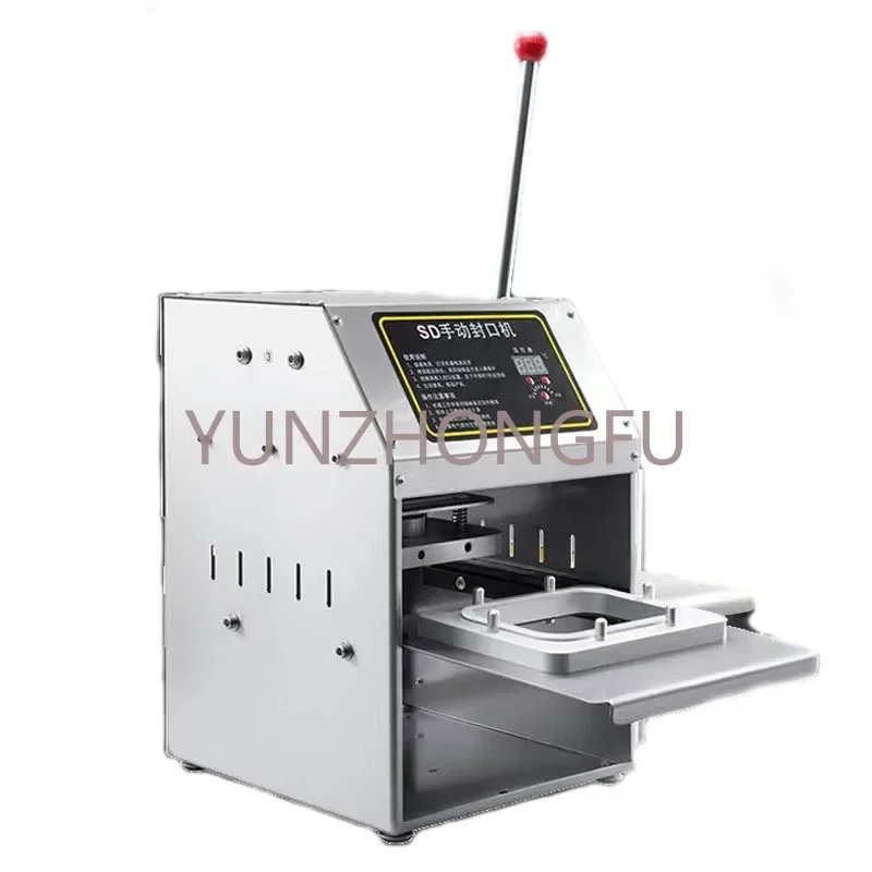 

Electric Operated Take Out Food Packaging Machine Plastic Fast Food Box Container Sealing Machine