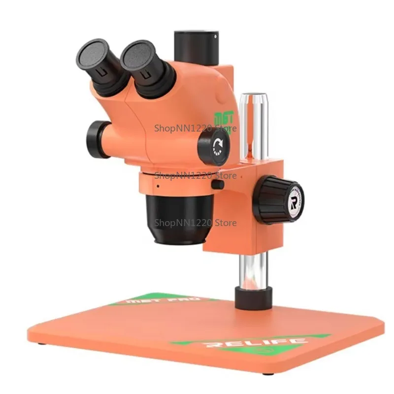 

Pro-B11 Trinocular HD Microscope 6.5-65X Continuous Zoom for Mobile Phone Repair With Large Size Aluminum Base