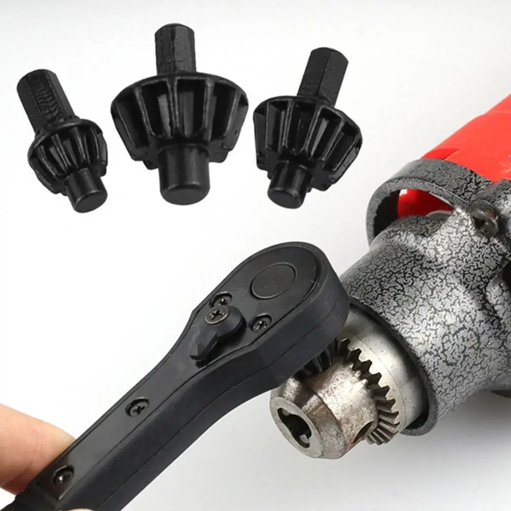 

Double Head Ratchet Drill Chuck Quick Disassembly Three-jaw Drill Key Chuck Quick Change Effortless Ratchet Spanner