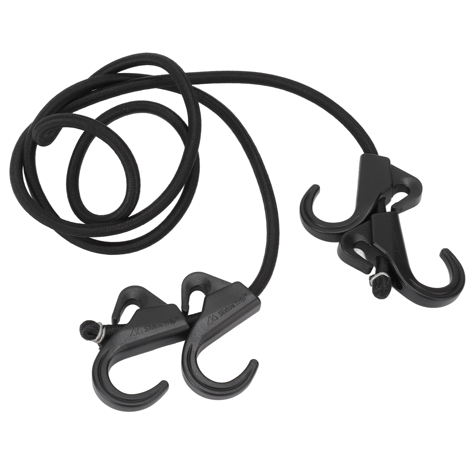 

Ремни-веревки с крючками, черные, для кемпинга, из материала POM, длиной 1,6 м, УФ-стойкие, для крепления