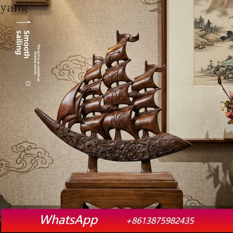 

LMM smooth sailing sailing ornament light luxury living room TV cabinet high-end atmosphere office desktop