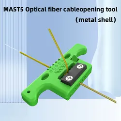 Pelacables de fibra FTTH MSAT 5, herramienta de acceso de hoja afilada reemplazable de alcance medio para Cable OD de 1,9-3,0mm