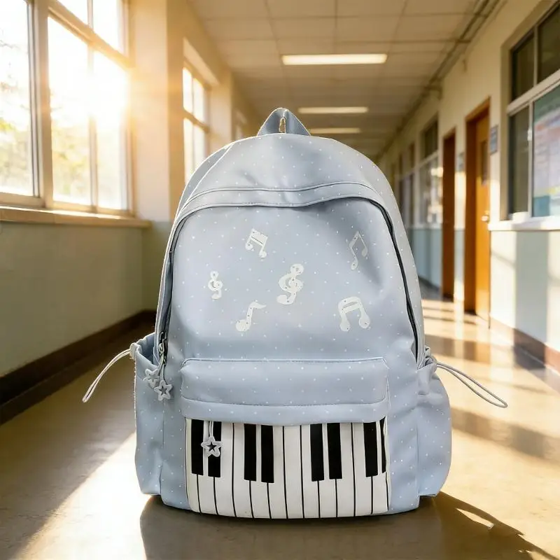 

2025 Fashion Preppy Bag Simple Backpacks School Backpacks Laptop Bag Casual Daypack Work Commuters Bag Travel Bag Gift