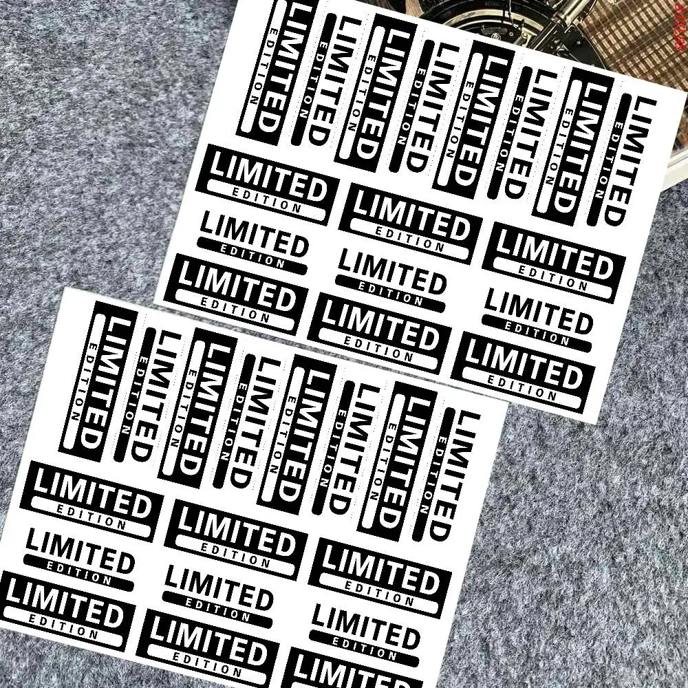 

Limited Edition Decal Set High Quality Printed and Cut Stickers Motorcycle Sticker