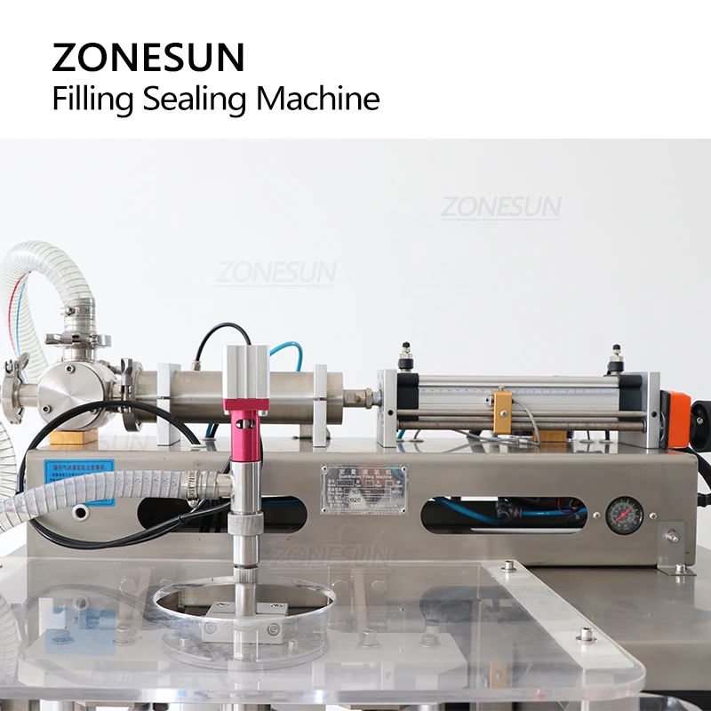 ZONESUN Automatic Liquid Pouch Filling Sealing Machine With Date Coder Soy Milk Water Bag Filler Sealer Drink Production