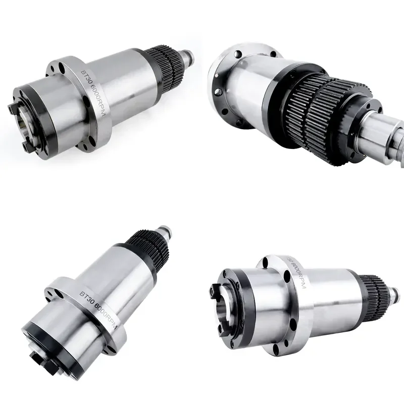 BT30 10000rpm 90mm Cylinder Milling Belt Drive Atc Spindle Cnc Router Belt Driving Spindle with Pneumatic Cylinder Full Kit