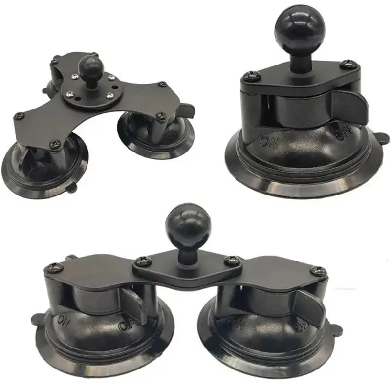 

1 inch Ball Head Triple Twist Suction Cup Car Window Twist Lock Suction Cup Base with 1" Ball Mount for Gopro Camera Smartphone