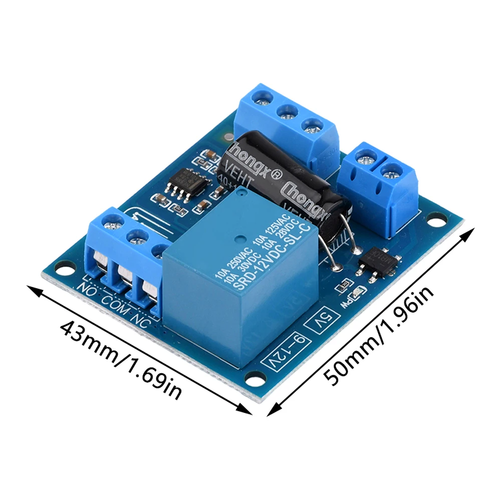 Imagem -03 - Módulo Controlador de Nível de Água Automático Interruptor Sensor Líquido Válvula Solenóide Motor Bomba Tanque de Água Controle Relé Board dc 5v 12v