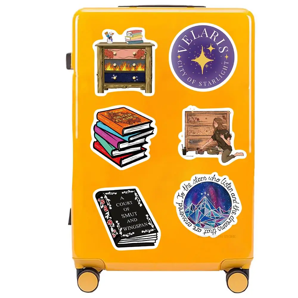 50 pz Acotar Merchandise Stickers Anime decalcomanie fai da te Graffiti estetica fai da te Laptop bagagli Scrapbooking giocattoli impermeabili regali