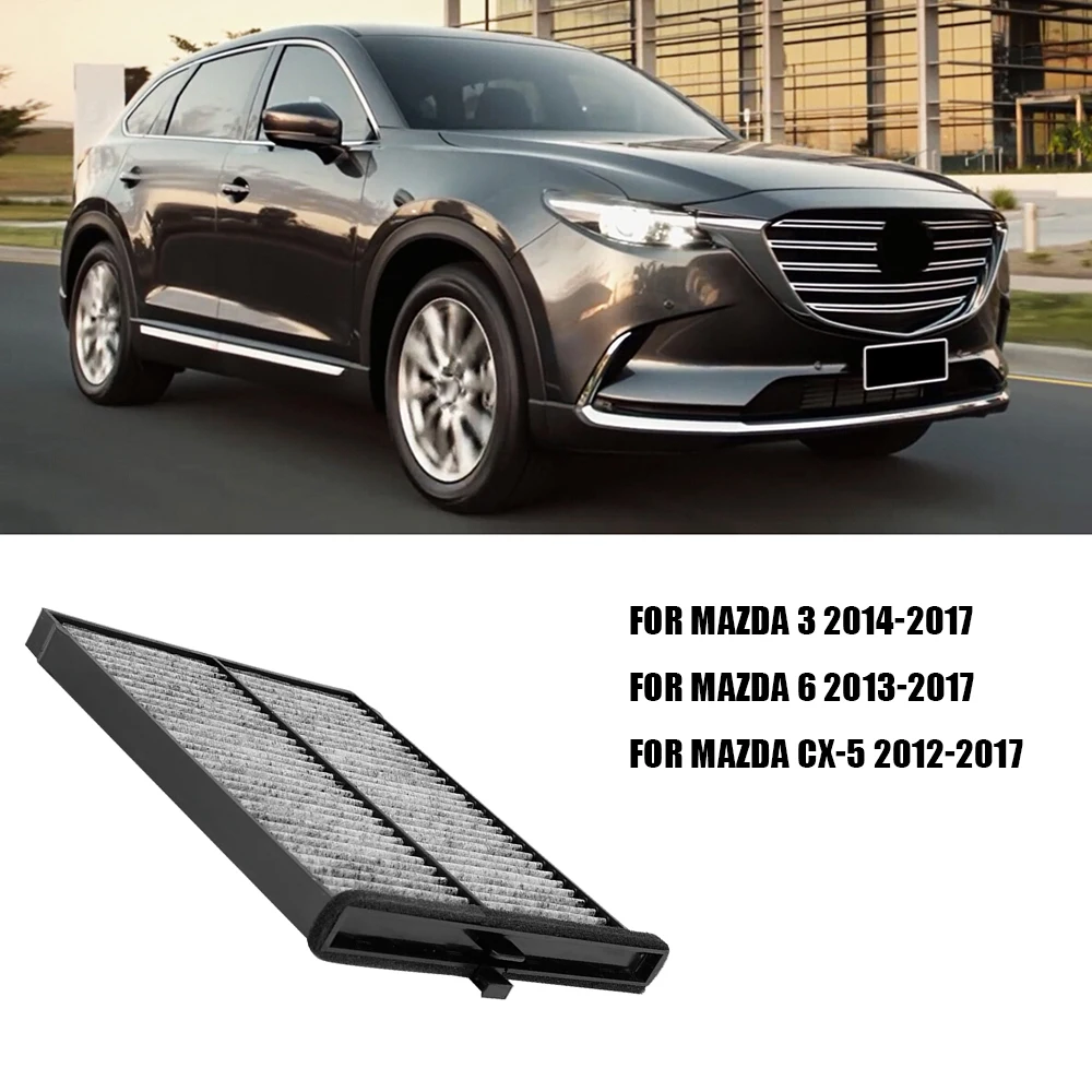Car Pollen Cabin Air Filter KD45-61-J6X Air Conditioner Filter For Mazda 3 BM BN 6 GJ GL CX-5 CX5 KE KF M3 M6 2013-2023