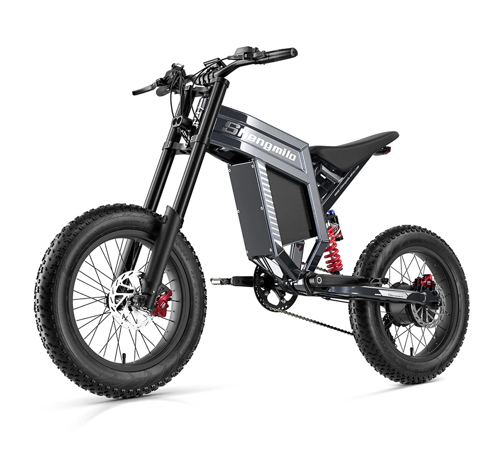 Electric motorcycle 20 inch Tire Mountains Electric bike Off-road Electric bicycle Shengmilo S900 1500W Motor 60V 30AH Battery