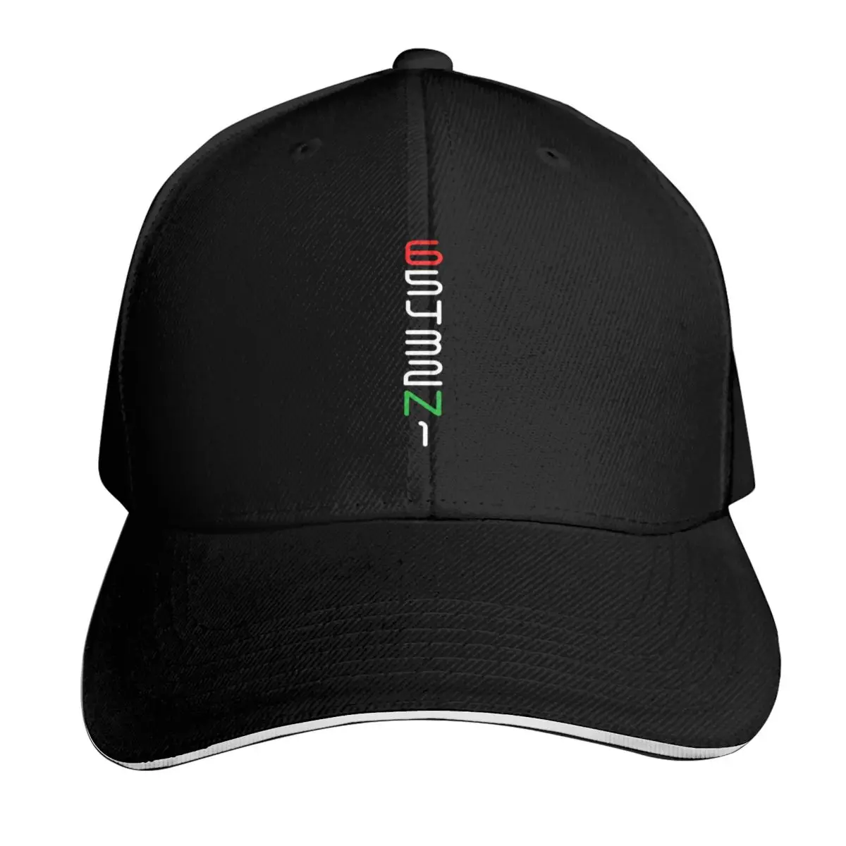 Motorcycle Motorbike Shift Numbers - one down, five up Baseball Cap Men Women Casual Summer Sport Sun Cap