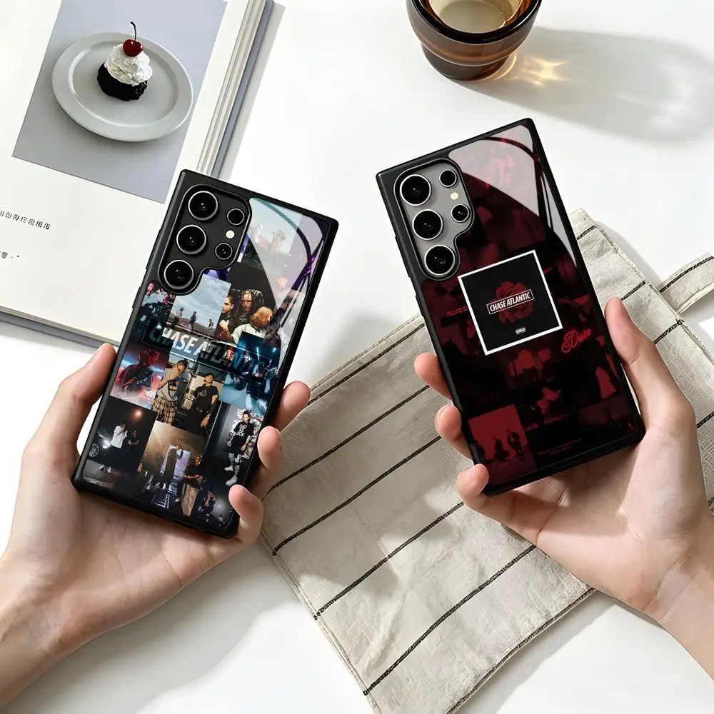 Chase Atlantic Music Group Handyhülle für SAMSUNG S26 25 24 S22 S20 ULTRA S21 S30 23 Note5 S8 Plus S9 S10E Lite PC+TPU Funda