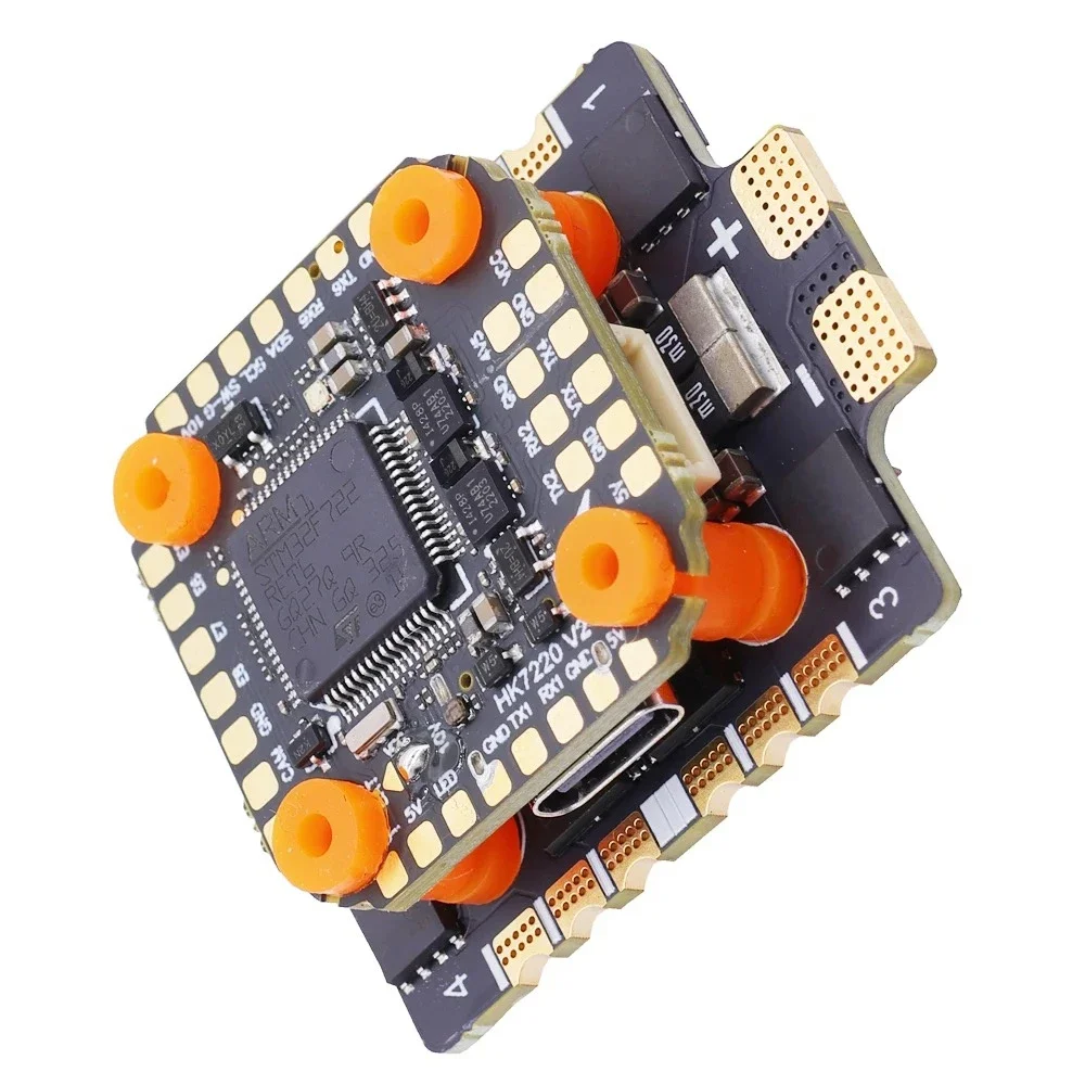 UniFly65A miniF7 Stack Equipped With BLHeli-32 65A 4-in-1 ESC F722 Flight Control Compatible With  O3 Air Unit