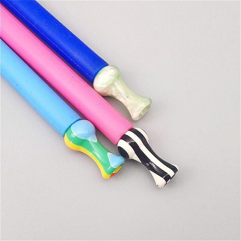 1PC 510 Ugello gocciolante in resina Giunto di paglia a forma di vaso Colore casuale