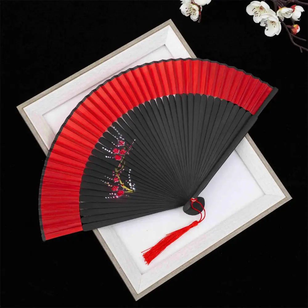 Chinese Style Bamboo Folding Fan, Classical Carving Craft