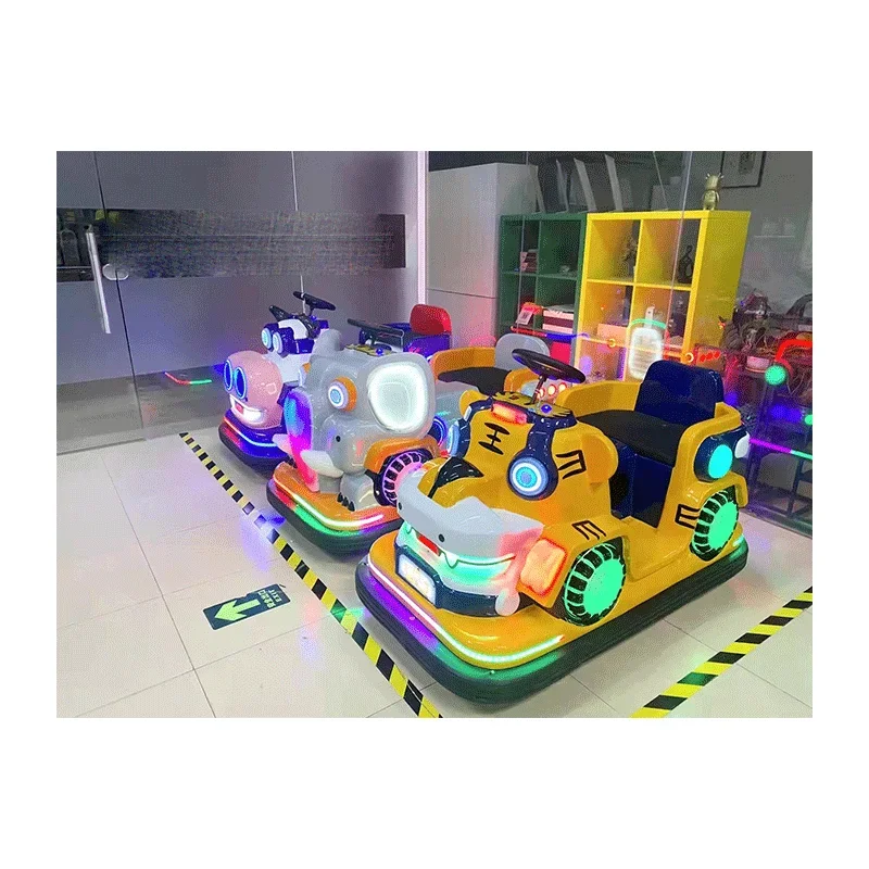 indoor stainless steel battery bumper car with remote amusement bumper car kids