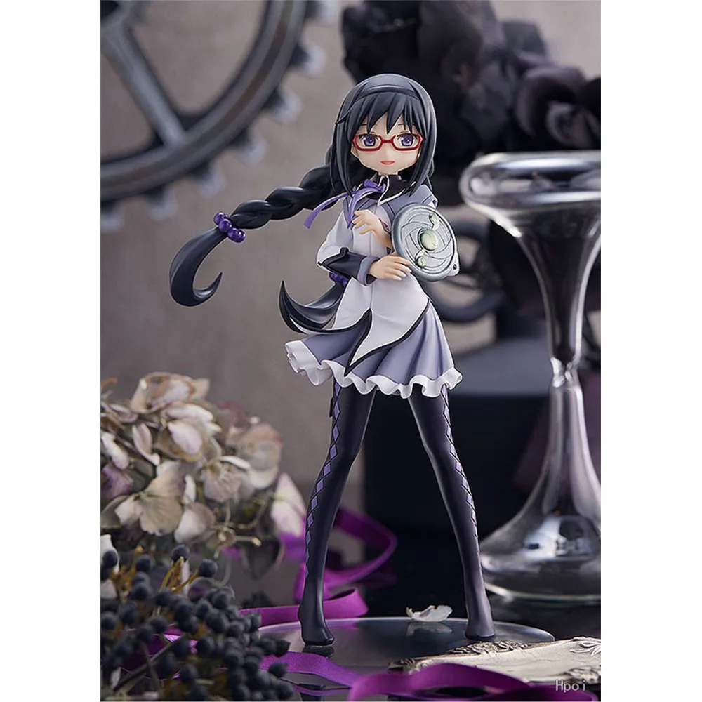 17CM Akemi Homura Figuur Anime Puella Magi Madoka Magica De Opstand Desktop Golf Model Speelgoed Gift Collectie Ornamenten PVC