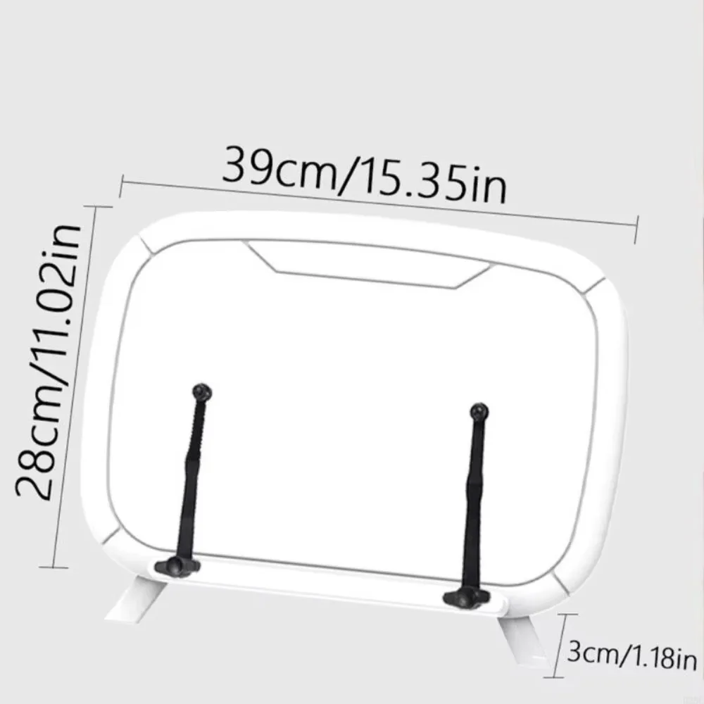 Supporto per libri da lettura semplice e regolabile Robusto fermagli per pagine elastiche Supporto per libri Desktop ergonomico pieghevole da tavolo