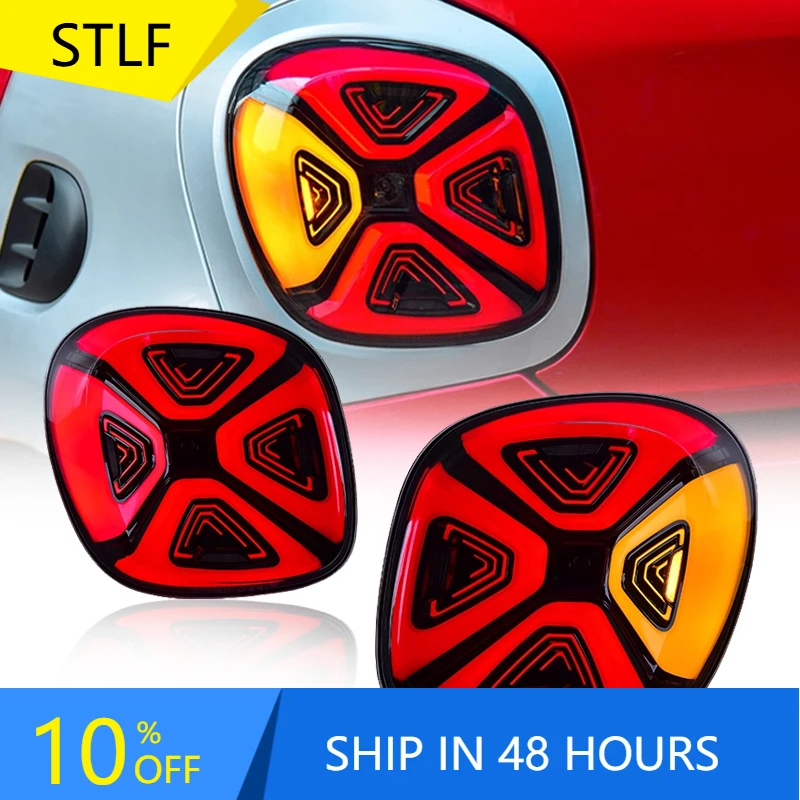 

STLFApplicable for Mercedess-Benzs Smart Taillight Assembly15-19Smart Modification EQ NewLED RearTaillight Assembly Modification