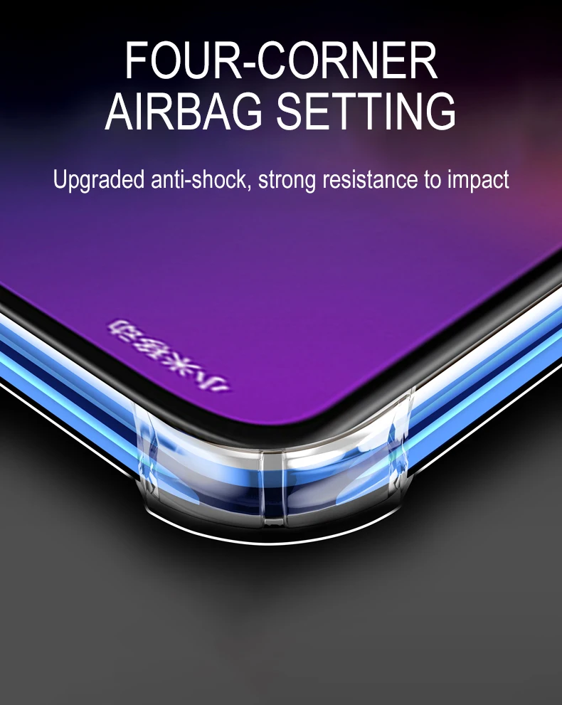 Shockproof Silicone Case For Xiaomi Mi 10 10 Ultra 10T 9 9T 8 Se Pro A1 A2 A3 Lite Clear Soft Cover Airbag Shell Transparent