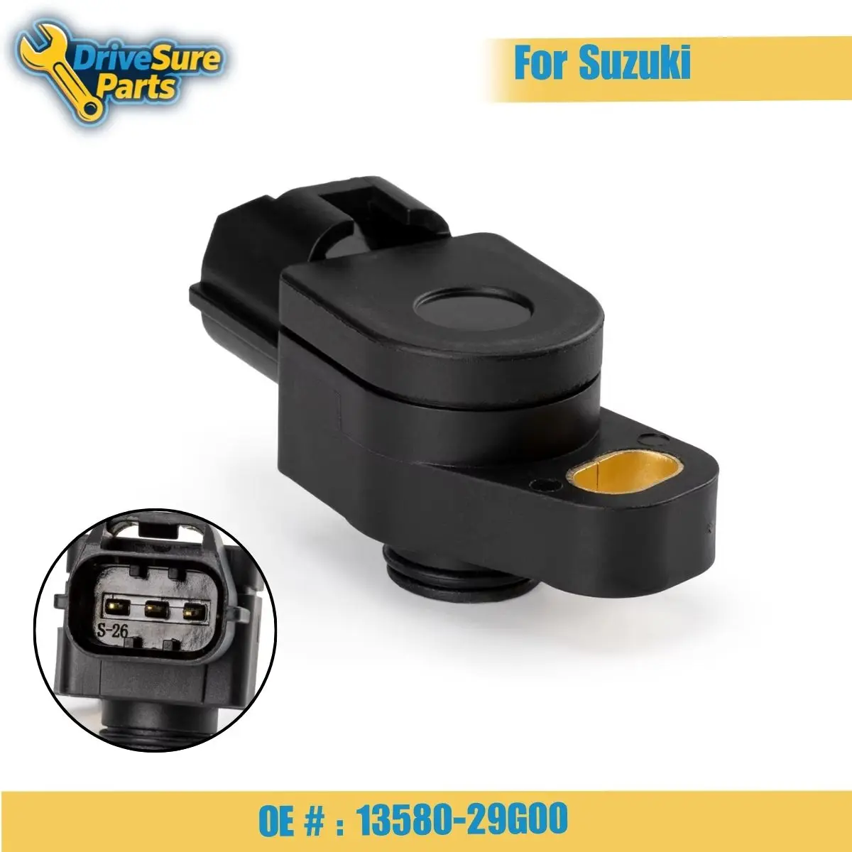 OEM 13580-29G00 1358029G00000 1358029G00 Car Parts NEW TPS Throttle Position Sensor for Suzuki GSXR 600 750 2004-2009 Car Parts