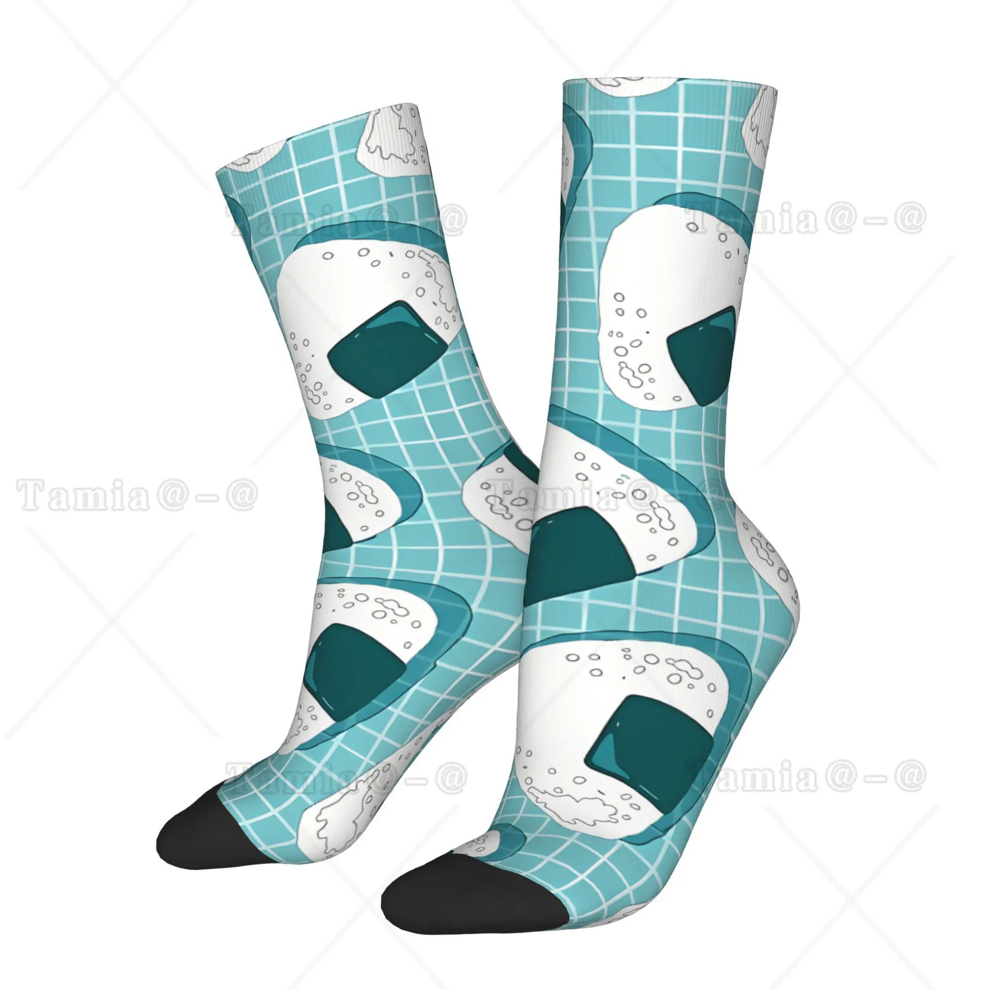 

Japanese Onigiri Sock Printed Man Polyester Fashion