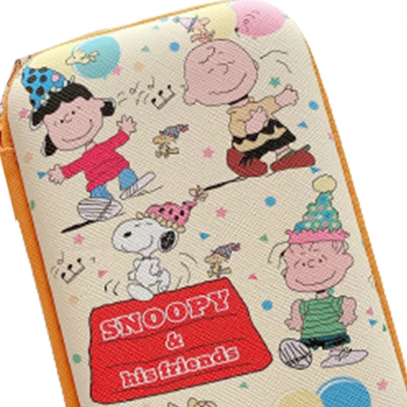 Snoopy Data Cable Storage Bag Anime Travel Portable Digital Product Organizer Cartoon Earphone Carry Case Mobile Power Bags