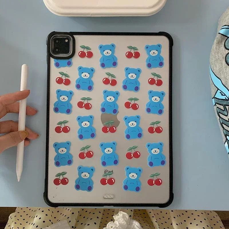 Funda protectora de acrílico para IPad, cubierta minimalista de arcoíris, postre, Mini 6, Air 4, 5, IPad Pro 2020, 2021, 2022