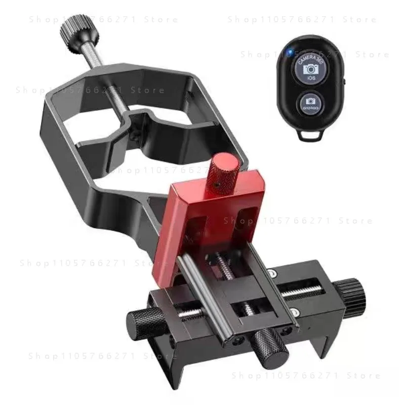 Astronomical Telescope Three-Axis Metal Mobile Phone Holder Adapter Photography Microscope Multi-Function Holder