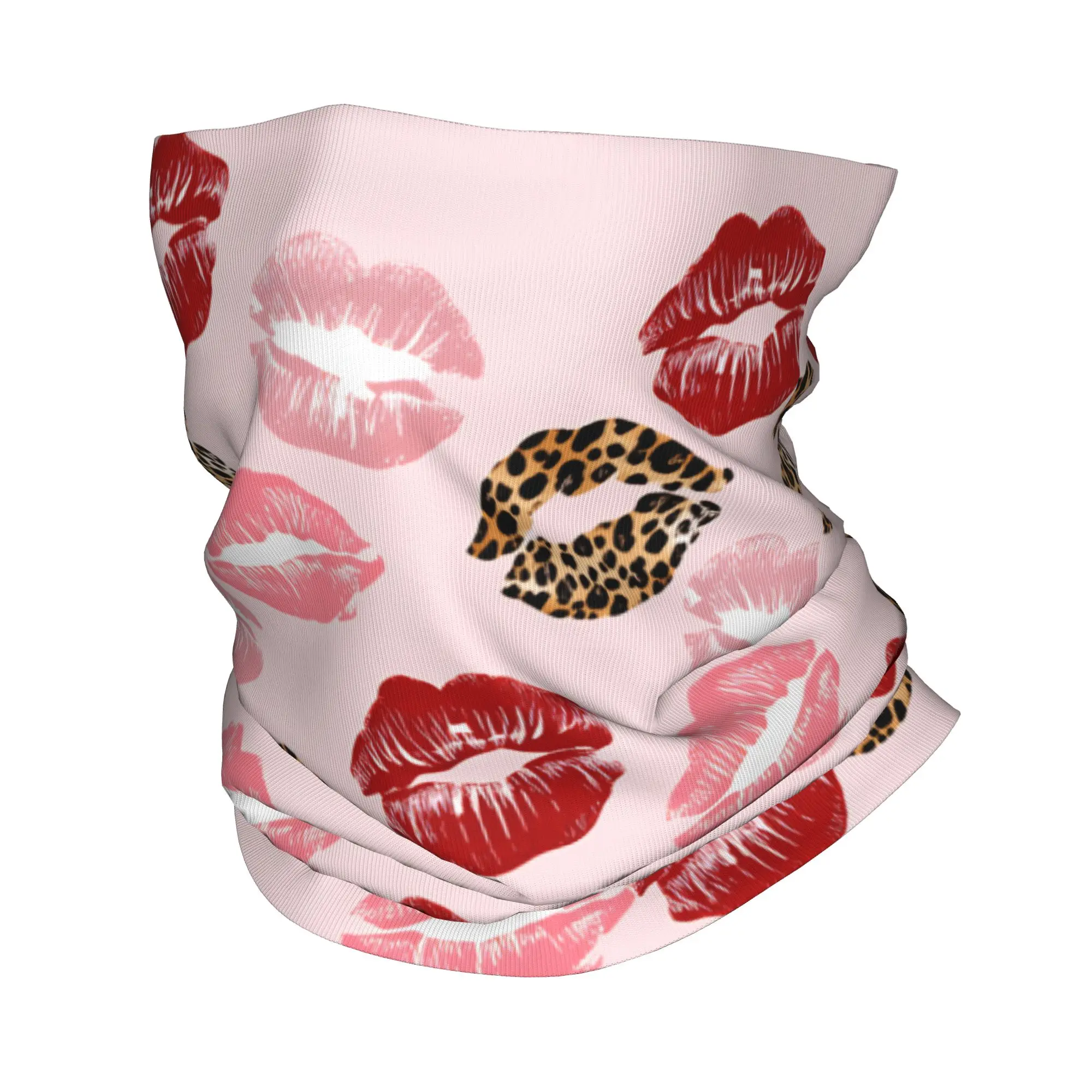 Outdoor Sports Balaclava Leopard & Card Print Cycling Mask Neck Warmer  Tactical Mask Funny Hiking Camping Windproof Neck Gaiter