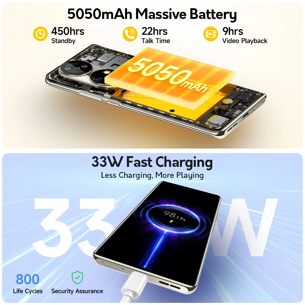 Imagem -06 - Ulefone-nota 17 Pro Smartphone Versão Global 678 Amoled 120hz Tela Curva 24gb Mais 256gb Câmera 108mp Andróide 13 5050mah